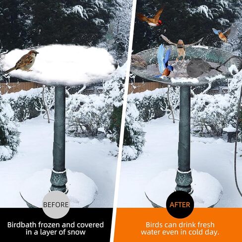 2024 New 250W De-icer Submergible Bird Bath Heater Aluminum Cast for Livestock Poultry Horses, Cows, Birds, Wildlife Drinking Indoor Outdoors in Winter Birdbath Water Heater in Saudi Arabia