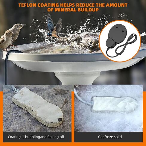 2024 New 250W De-icer Submergible Bird Bath Heater Aluminum Cast for Livestock Poultry Horses, Cows, Birds, Wildlife Drinking Indoor Outdoors in Winter Birdbath Water Heater in Saudi Arabia