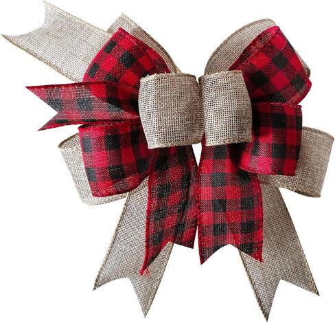 Clover Patrick's Day Wreath Bow Green Shamrock Irish Holiday DIY Crafts Gift Ribbon Bow Ornaments for St. Patrick's Day (9.5 x 13 inch) in Saudi Arabia