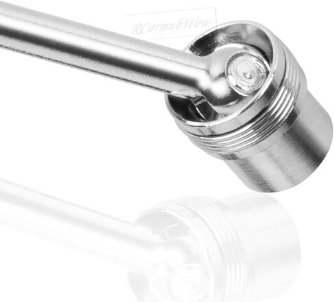 RC Drive Shafts Axles Upgrades Part for Arrm a 1/8 Kraton 6S BLX,Steel #45 Front & Rear Driveshaft,Center CVD Dogbone,6pcs,Silver in Kuwait