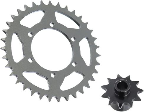 RCBOYZ 7075 الألومنيوم محور سلسلة ضرس 35T مع الكروم الصلب الجبهة سلسلة ضرس 11T مجموعة لLosi Pro Moto MX 1/4 Losi RC دراجة نارية ترقيات in Kuwait