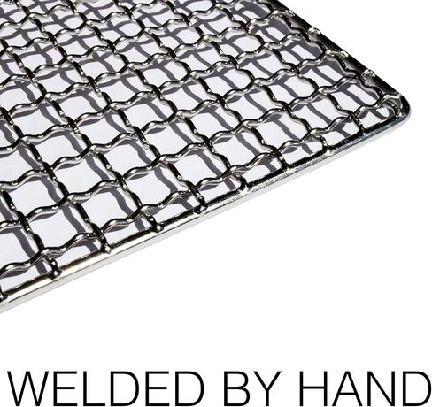 شركة Expedition Research LLC شواية Bushcraft الأصلية - شبكة ملحومة من الفولاذ المقاوم للصدأ عالية القوة (تصنيف نار المخيم)، الولايات المتحدة الأمريكية in Kuwait