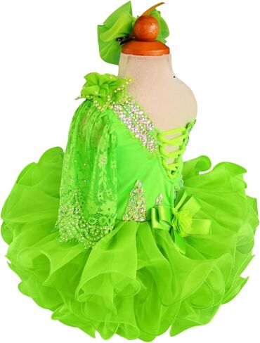 فستان مسابقة ملكة جمال البنات الصغار مصنوع يدويًا فستان الأميرة للفتيات الصغيرات in Kuwait