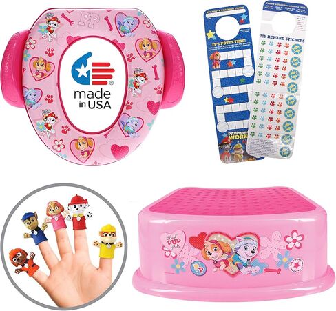 مجموعة جينسي باو باترول "سكاي إيفرست" المكونة من 4 قطع للتدريب على استخدام المرحاض، أخرى in Kuwait