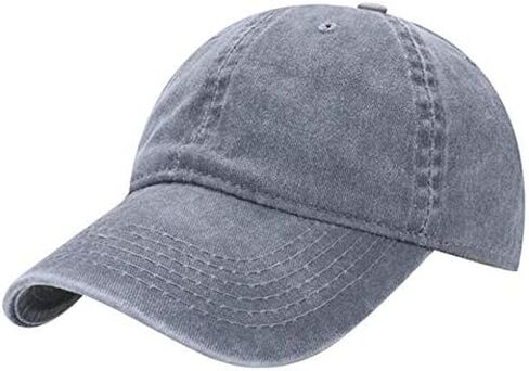 Kids Solid Cotton Baseball-Hat - Baby-Boys Washed Cotton Baseball Hats Toddler Infant Baseball-Cap for 2-7 Years in Saudi Arabia