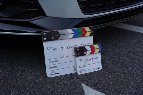 OPENMOON Director Film Clapperboard Cut Action Scene Clapper Board Slate (Small) in Kuwait