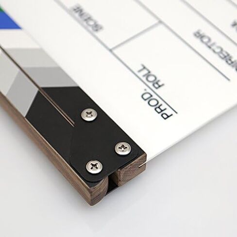 OPENMOON Director Film Clapperboard Cut Action Scene Clapper Board Slate (Small) in Kuwait