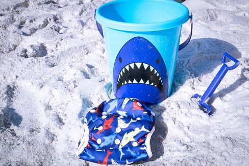 Beau and Belle Littles 3T Sharks Nageuret Swim Diaper and Rash Guard Set in Kuwait