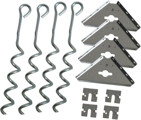 Arrow Shed AK600 Earth Anchor Kit, Steel-stainless in Saudi Arabia