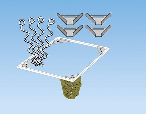 Arrow Shed AK600 Earth Anchor Kit, Steel-stainless in Saudi Arabia