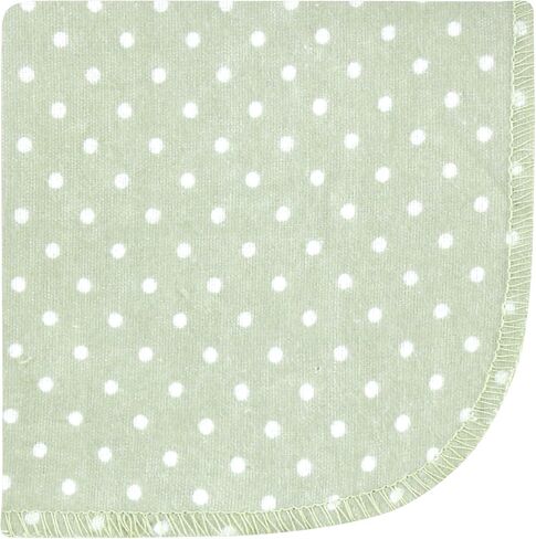 مناشف قطن فلانيل للأطفال من الجنسين من هدسون بيبي، عبوة من 10 قطع من الزهور الأرجوانية الأنيقة، مقاس واحد in Kuwait