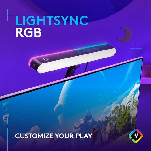 Logitech G Litra Beam LX Premium Dual-Sided RGB LED Streaming Key Light With TrueSoft, for Streaming, Broadcasting, LIGHTSYNC, Bluetooth, USB, PC/Mac – Graphite in Kuwait