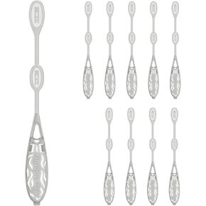 Icicle Drink Stirrer Swizzle Sticks for Smokey Drinks (Use with Dry Ice) (10 pack)