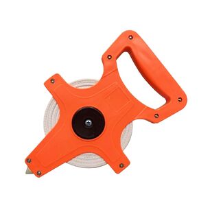 Open Reel 300 Foot Tape Measure, Fiberglass Tape Measure, Track and Field Measuring Tape, Suitable for Sports Fields, Outdoor, Engineers, Track, Swimming Pool，ABS Shell
