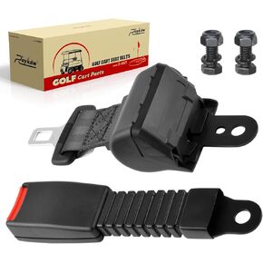 Roykaw Golf Cart Seat Belts Safety Belt Compatible with EZGO Club Car Yamaha - Great Automotive Grade Quality