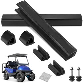 Club Car Precedent Clips Kits with Screw Nuts Golf Cart Windshield Fit 1"x1" Tube Replace OEM# 101444101 10200580