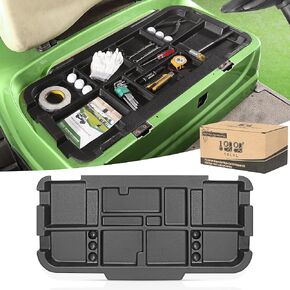 10L0L Golf Cart Under Seat Storage Tray Fits for EZGO RXV (2008-UP) Electric Golf Cart Original Trojan Battery Underseat Organizer Container Holder Plate