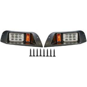 Golf Cart EZGO TXT LED Headlight | EZGO TXT LED Light Replacement for TXT 1996+UP Gas and Electric Golf cart Headlights only