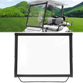 Golf Cart Windshield Fit for Yamaha G29/Drive, Foldable, Portable Clear Lightweight Film PVC Golf Cart Yamaha Drive Windshield ,Windproof Waterproof