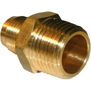 LASCO 17-4629 3/8-Inch Flare by 1/4-Inch Female Pipe Thread Brass Adapter