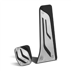 Stainless Steel Gas Brake Accelerator Pedal Pad Cover Compatible for BMW 1 2 3 4 5 6 7 Series X3 X5 X6 F22 F30 F32 G30
