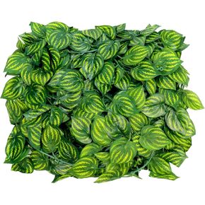 KUMGROT 7.5 Feet Artificial Ivy Vine Fake Ivy Leaf Greenery Garlands Hanging Plant Fake Foliage Wall Green Decor for Party Wedding Garden Office Room Outdoor, Grape Leaf, 5 Pcs