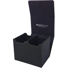 Premium Leather Double-Row Graded Card Slab Storage Case | PSA BGS CGC | Durable & Waterproof Slab Case Holder for Graded Sports & Trading Cards | Holds up to 40 PSA Slabs (Black)