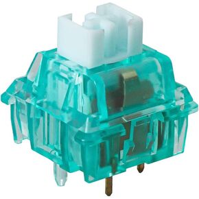 Mintcaps Linear Keyboard Switches Set 5 Pin Lubed Tactile Mechanical Keyboard Switches for Mechanical Gaming Keyboard Green Switches(45pcs)