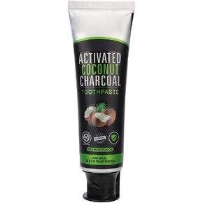 ZJchao Whitening Toothpaste, Bamboo Charcoal Toothpaste Activated Charcoal Coconut Oil Toothpaste Activated Charcoal Toothpaste, Charcoal Toothpaste for Teeth Whitening, Removal,