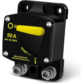 BULVACK 300 أمبير قاطع الدائرة البحرية لصيد القوارب مع إعادة الضبط اليدوي، مقاوم للماء، 12 فولت - 48 فولت تيار مستمر in Kuwait