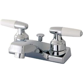 Kingston Brass FB201 Americana 4" Centerset Bathroom Faucet, 3-5/8-Inch in Spout Reach, Polished Chrome