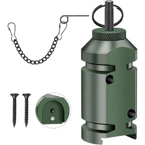 Perimeter Trip Alarm,Trip Alarm,12 Gauge Camping Trip Wire Alarm Device with 2pcs Screws,Early Warning Security System for Outdoor and Property Safety/Bear Deterrent -Dark Green (Adapter Not Included
