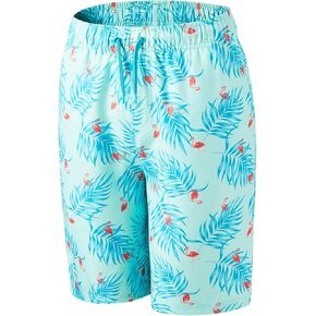Boys Swim Trunks Quick-Dry w/Ultra Soft Jersey Lining Premium Eco Material UPF 50+