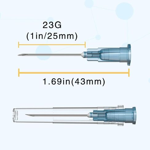 30 Gauge 1 Inch Needle: 100 Pcs Luer Lock Needles - Individually Sealed Packages (30G) in Saudi Arabia