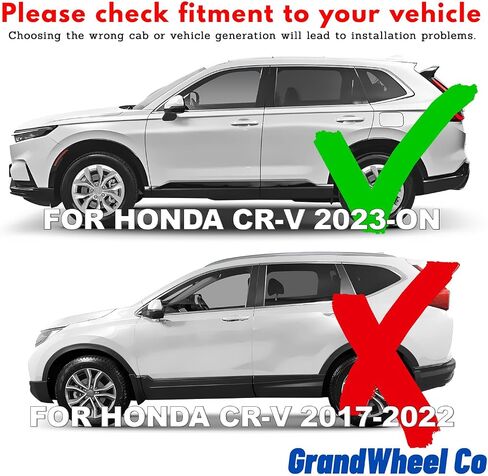 واقي من المطر بشريط ملون على النافذة الجانبية من شركة Co Smoke، متوافق مع Hyundai Santa Cruz 2022-2024 - 4 قطع. GW0378 in Kuwait