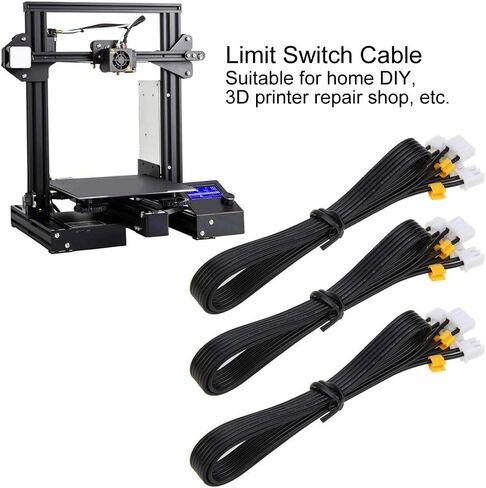 3 قطع كابل توصيل مفتاح الحد، سلك مفتاح الحد، لملحقات اللوحة الأم للطابعة Ender 3 ثلاثية الأبعاد، لإصلاح الطابعة ثلاثية الأبعاد in Saudi Arabia