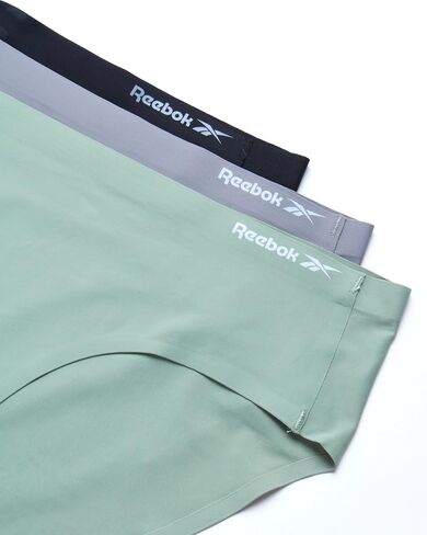 Reebok Women's Hipster Briefs - 3 Pack Stretch Performance Breathable Hipster Panties - Seamless Underwear for Women (S-XL), Size Large, Orchid Hush/Lotus/Black in Saudi Arabia