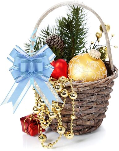 Lystaii 10 PCS Large Pull Bows Wrapping Ribbon Pull Bows Gift Bows for Birthday Presents Wedding Gift Baskets Presents Package Bow Decoration (Pink) in Kuwait