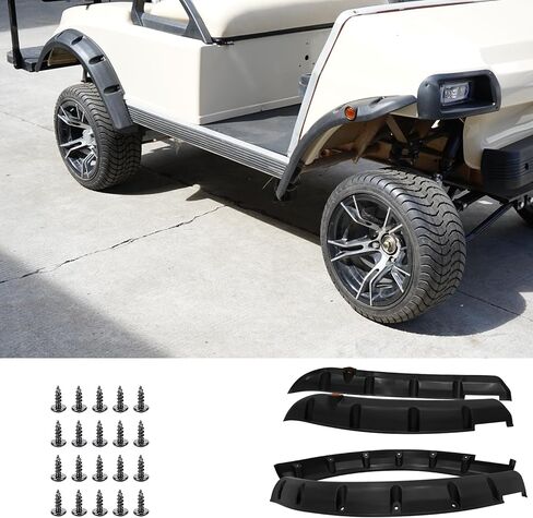 مشاعل حاجز عربة الجولف Club Car DS مع مسامير ذاتية التنصت لموديلات 1993-Up، مصنوعة من بلاستيك ABS المقاوم للصدمات لعربة الجولف المرفوعة بإطارات الطرق الوعرة in Kuwait