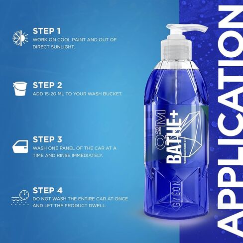 Bathe+ 1000ml - Sio2 Ceramic Coating Infused Car Wash - pH Neutral - Instant Hydrophobic Protection - Self Cleaning Properties - Perfect for Maintaining Your Car Ceramic Coating in Saudi Arabia