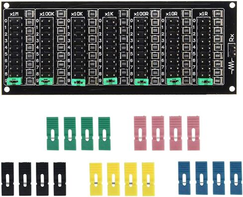 لوحة المقاوم 1R - 9999999R سبعة عقود لوحة مقاومة قابلة للبرمجة وحدة لوحة مقاومة SMD قابلة للتعديل دقة خطوة 1R 1% 1/2 واط وحدة 200 فولت in Kuwait