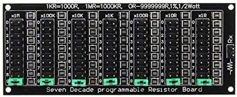 لوحة المقاوم 1R - 9999999R سبعة عقود لوحة مقاومة قابلة للبرمجة وحدة لوحة مقاومة SMD قابلة للتعديل دقة خطوة 1R 1% 1/2 واط وحدة 200 فولت in Kuwait