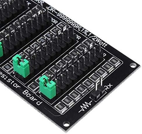 لوحة المقاوم 1R - 9999999R سبعة عقود لوحة مقاومة قابلة للبرمجة وحدة لوحة مقاومة SMD قابلة للتعديل دقة خطوة 1R 1% 1/2 واط وحدة 200 فولت in Kuwait