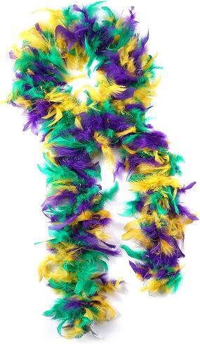 Black 50g Feather Boas - 2 Yards Boa Feathers for Party, Concert, Halloween, Christmas and Dancing Wedding(Black) in Saudi Arabia