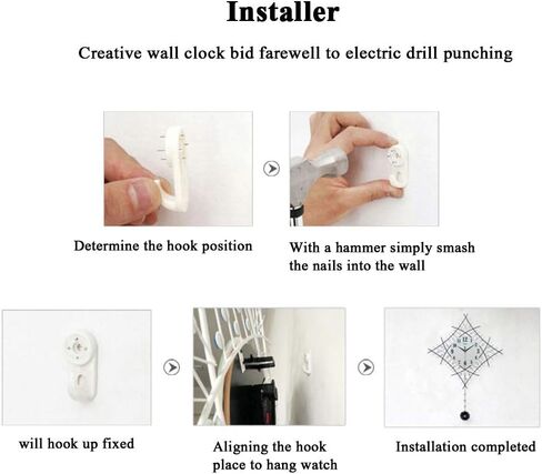 Modern Metal Crystal 3D Morden Wall Clock Design Home Decor, Decorative Silent Clock for Living Room, Bedroom, Office Space,Silver,70cm(28in) in Saudi Arabia