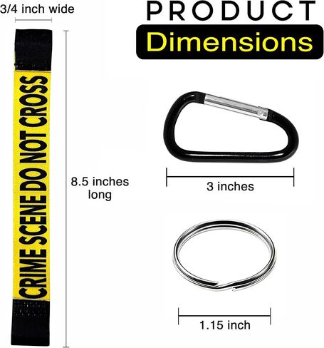 EASTEX Crime Scene Lanyard Keychain - Forensic Science ID Lanyards for Keys for Men Women - ID Badge Holder for Badges Fob in Saudi Arabia