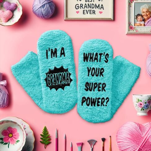 HAPPYPOP Mothers Day Gifts For Mom - Best Gifts For Elderly Mom, Mother Gifts Mama Gifts, Gifts For Moms Who Have Everything, Mothers Day Socks, Funny Mom Socks in Kuwait