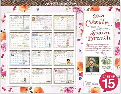 TF PUBLISHING 2025-2026 Susan Branch 2-Year Small Monthly Pocket Planner - 2-Page Large Calendar Grid and Lined Notes Section in Back - Monthly Day Planner for Purse - 3.5" x 6.5" in Saudi Arabia