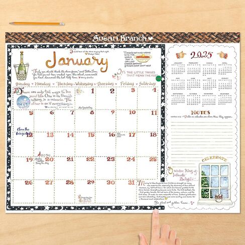 TF PUBLISHING 2025-2026 Susan Branch 2-Year Small Monthly Pocket Planner - 2-Page Large Calendar Grid and Lined Notes Section in Back - Monthly Day Planner for Purse - 3.5" x 6.5" in Saudi Arabia
