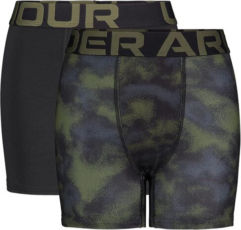 Under Armour UA PERFORMANCE TECH- PRINTS 3PK, Morphe Green - Three Pack, YL in Saudi Arabia